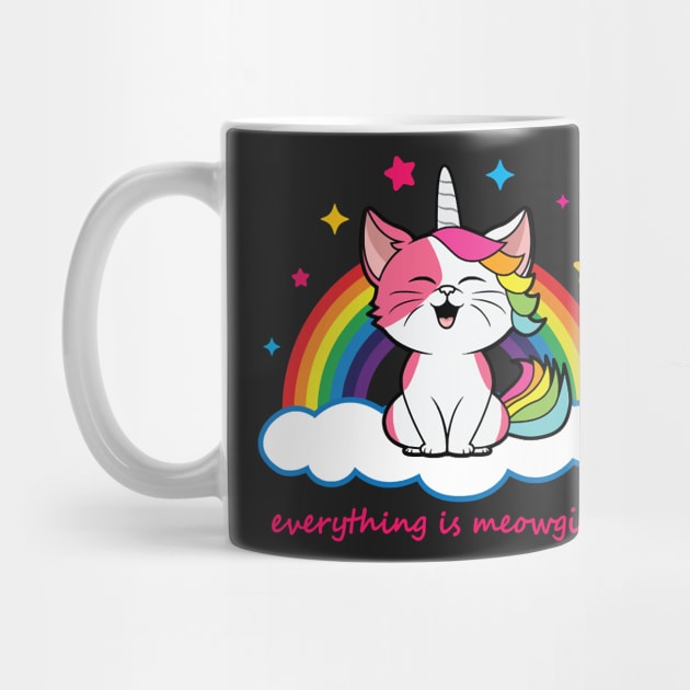 Cute Caticorn - Everything is Meowgical by Tucker0231